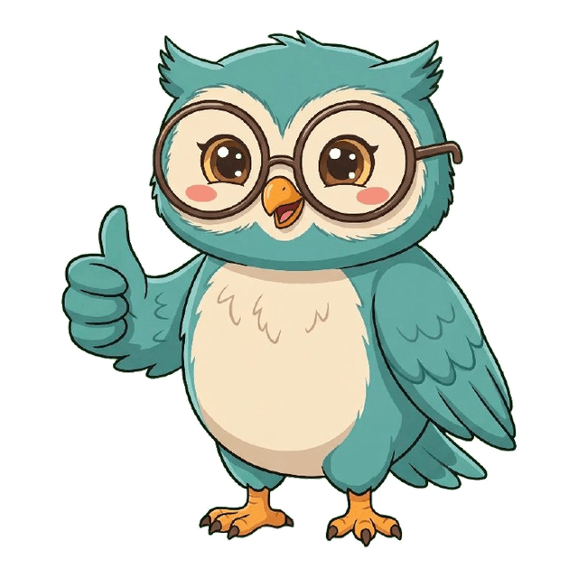 Oakley, the Gradezi owl, ready to help